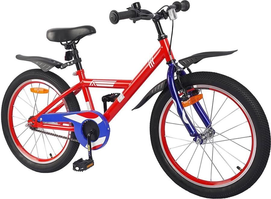 VidaXL Kinderfiets 20 Inch voor 6-11 jaar oud Rood - Foto 2