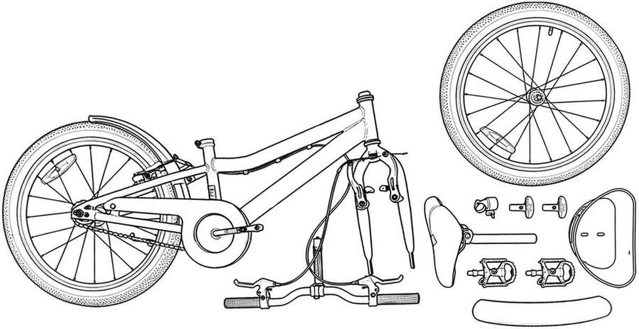 VidaXL Kinderfiets 20 Inch voor 6-11 jaar oud Paars - Foto 5