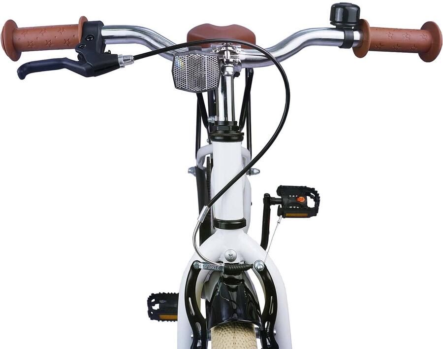 VidaXL Kinderfiets 20 Inch voor 6-11 jaar oud Wit