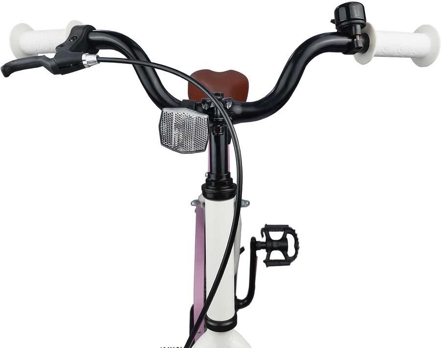 VidaXL Kinderfiets 20 Inch voor 6-11 jaar oud Wit