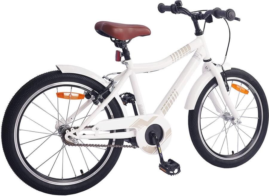 VidaXL Kinderfiets 20 Inch voor 6-11 jaar oud wit - Foto 2
