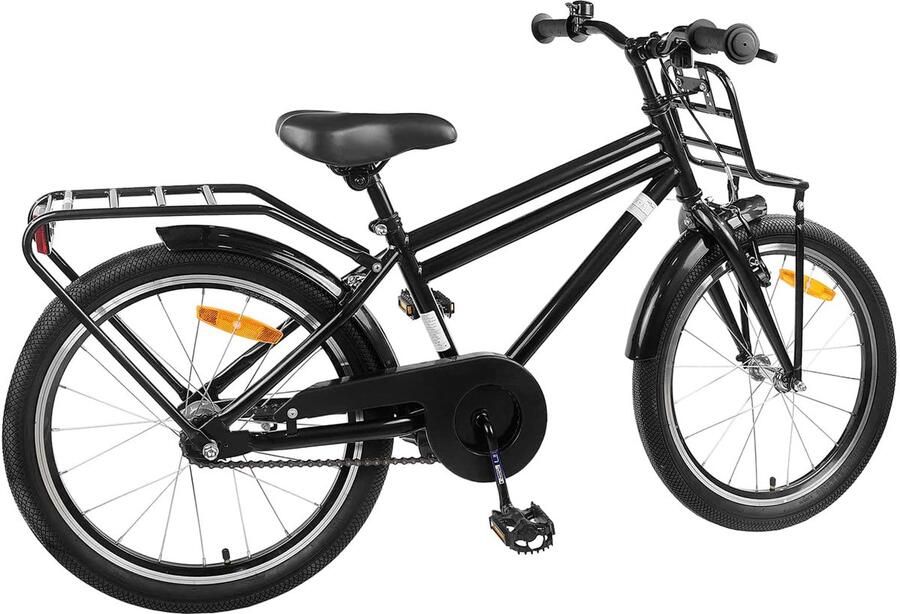 VidaXL Kinderfiets 20 Inch voor 6-11 jaar oud Zwart - Foto 4