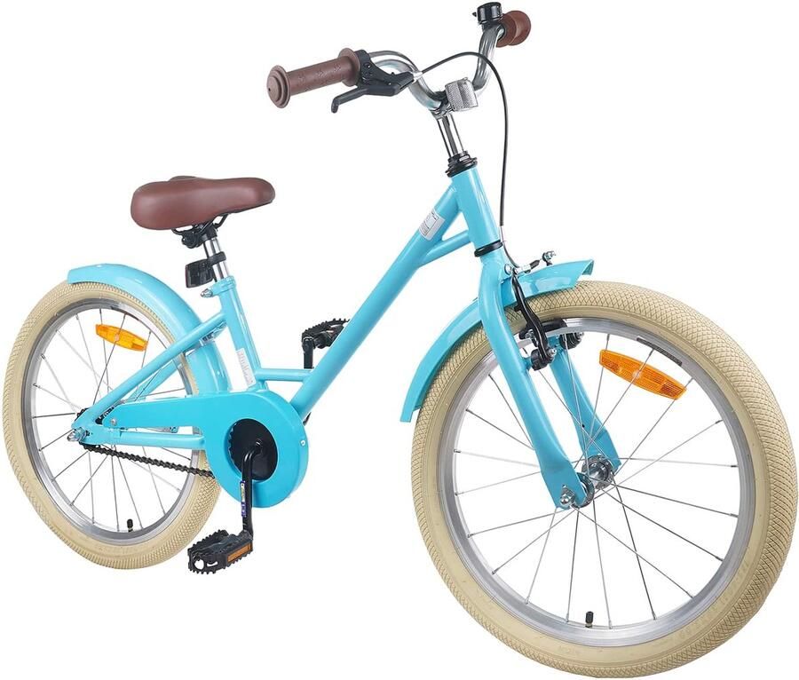 VidaXL Kinderfiets 22 Inch voor 7-12 jaar oud Lichtblauw - Foto 2