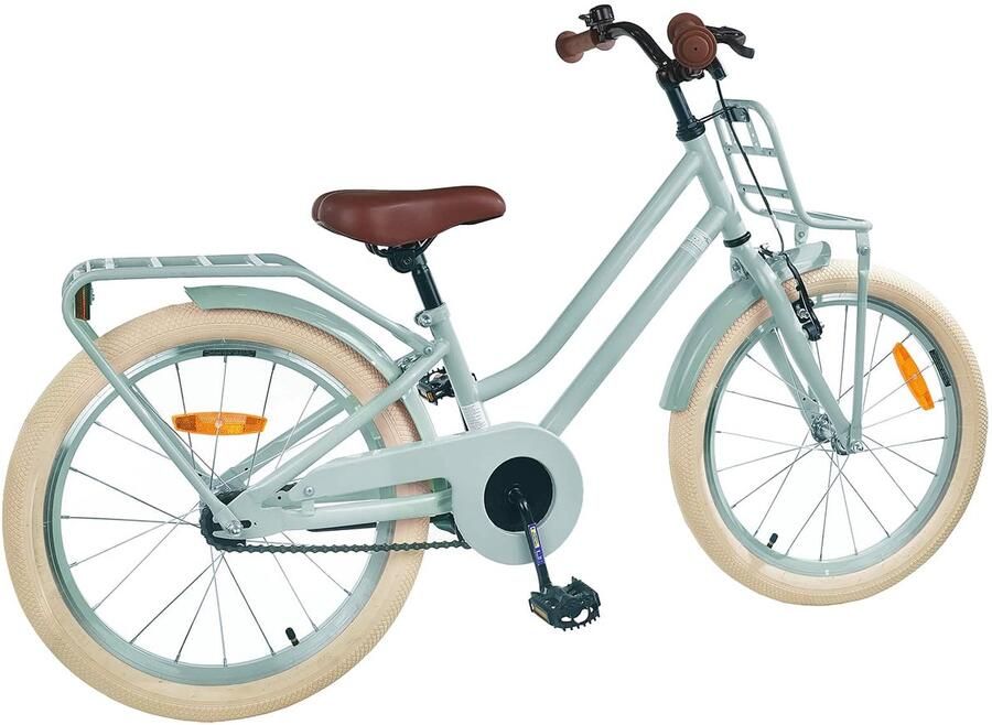 VidaXL Kinderfiets 18 Inch voor 5-7 jaar oud Lichtgroen