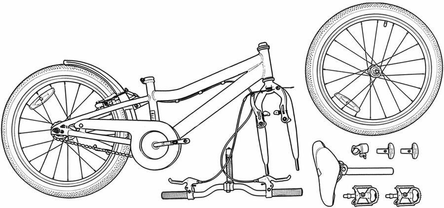 VidaXL Kinderfiets 24 Inch 6-Speed voor 8-12 jaar oud Groen