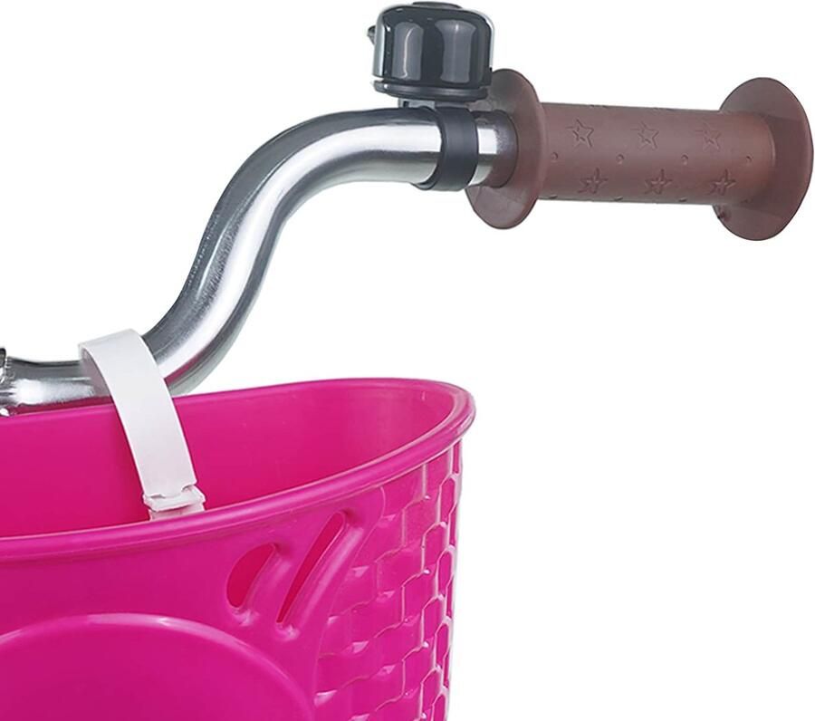 VidaXL Kinderfiets 24 Inch voor 8-12 jaar oud Donkerroze