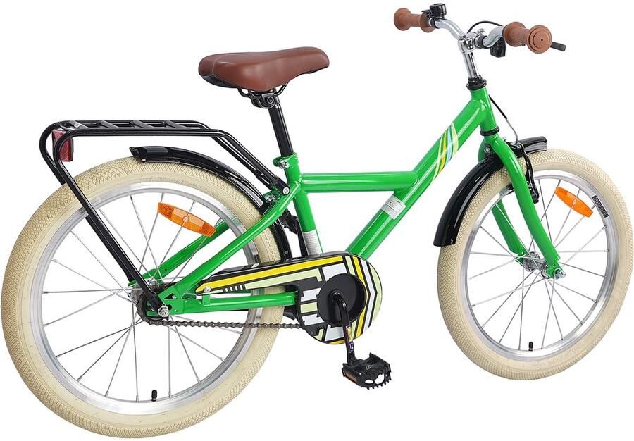 VidaXL Kinderfiets 24 Inch voor 8-12 jaar oud Groen