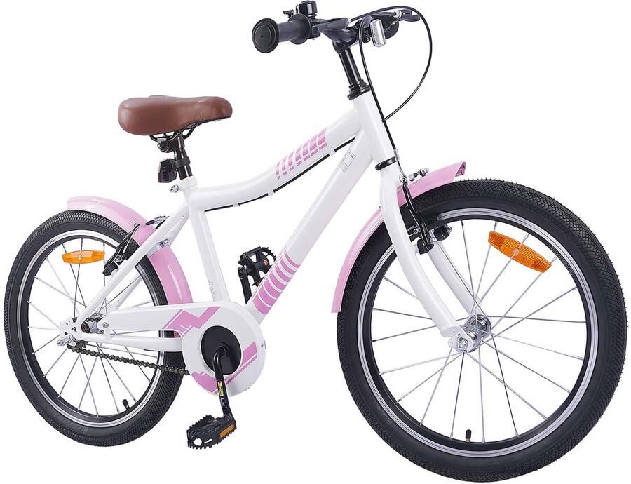 VidaXL Kinderfiets 24 Inch voor 8-12 jaar oud Licht Roze