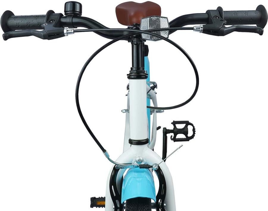 VidaXL Kinderfiets 24 Inch voor 8-12 jaar oud Lichtblauw