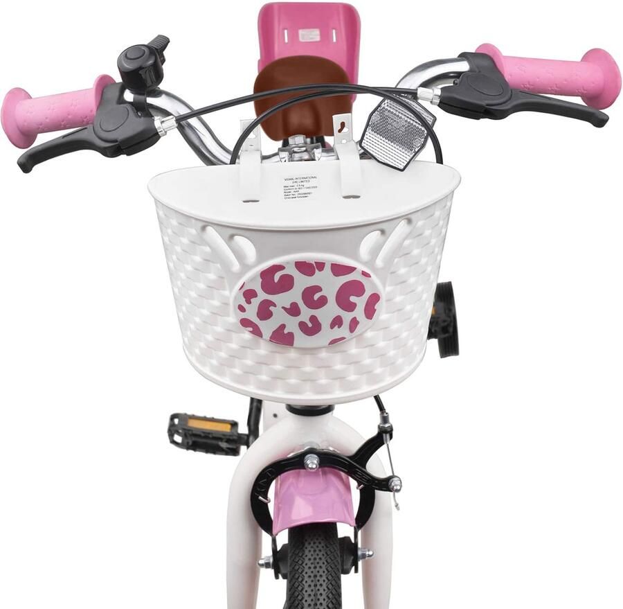 VidaXL Kinderfiets Met Zijwieltjes 16 Inch voor 4-6 jaar oud