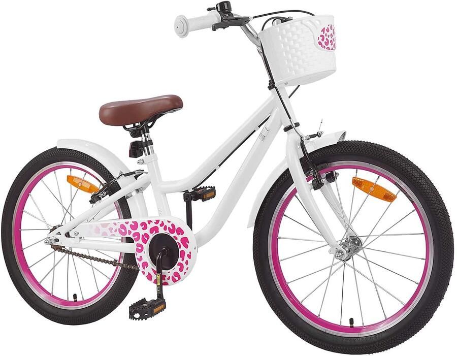 VidaXL Kinderfiets Met Zijwieltjes 20 Inch voor 6-11 jaar oud Wit - Foto 3