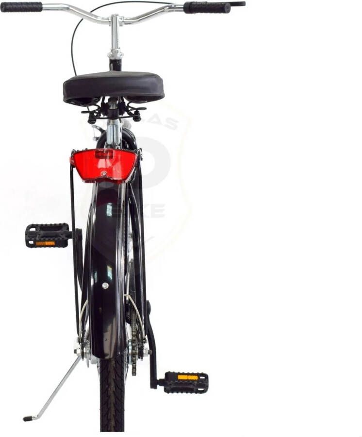 Viking Choice Meisjesfiets 26 inch fiets retro zwart