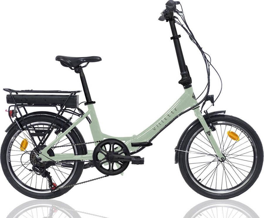 Villette les Vacances vouwbare e-bike 6 sp 20 inch mint