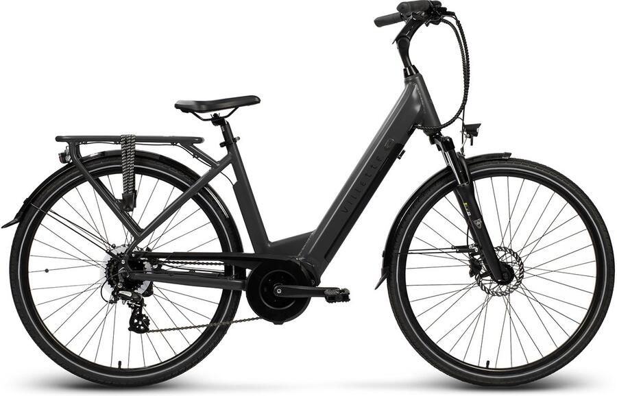 Villette le Midi elektrische fiets middenmotor 13Ah dark grey