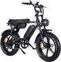 Vilolux V8 Dubbele Accu PRO 3.0 Rijklaar Alarm Hydraulische Rem 2024 Model Elektrische Fatbike E-Bike Cruise Functie 25 km u 250W 7 Versnellingen Telefoontas Voetsteunen 2 Jaar Garantie Legaal - Thumbnail 1