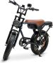 Vilolux Fatbike electrisch Fatbike V8 Fatbike V8 PRO 2025 Model Legaal Rijklaar Niet opvoerbare fatbikes 2 Jaar garantie Telefoontasje Hydraulische rem Alarm Full Colour Display Zwart - Thumbnail 1