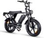 Vilolux V8 PRO 3.0 Rijklaar Achterzit Alarm Hydraulische Rem 2024 Model Elektrische Fatbike Fatbikes E-Bike Telefoontas Cruise Functie 25 km u 250W 7 Versnellingen Voetsteunen 2 Jaar Garantie Zwart Legaal - Thumbnail 1