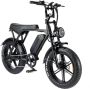 Vilolux V8 PRO 3.0 Rijklaar Alarm Hydraulische Rem 2024 Model Elektrische Fatbike Fatbikes E-Bike Telefoontas Cruise Functie 25 km u 250W 7 Versnellingen Voetsteunen 2 Jaar Garantie Zwart Legaal - Thumbnail 1