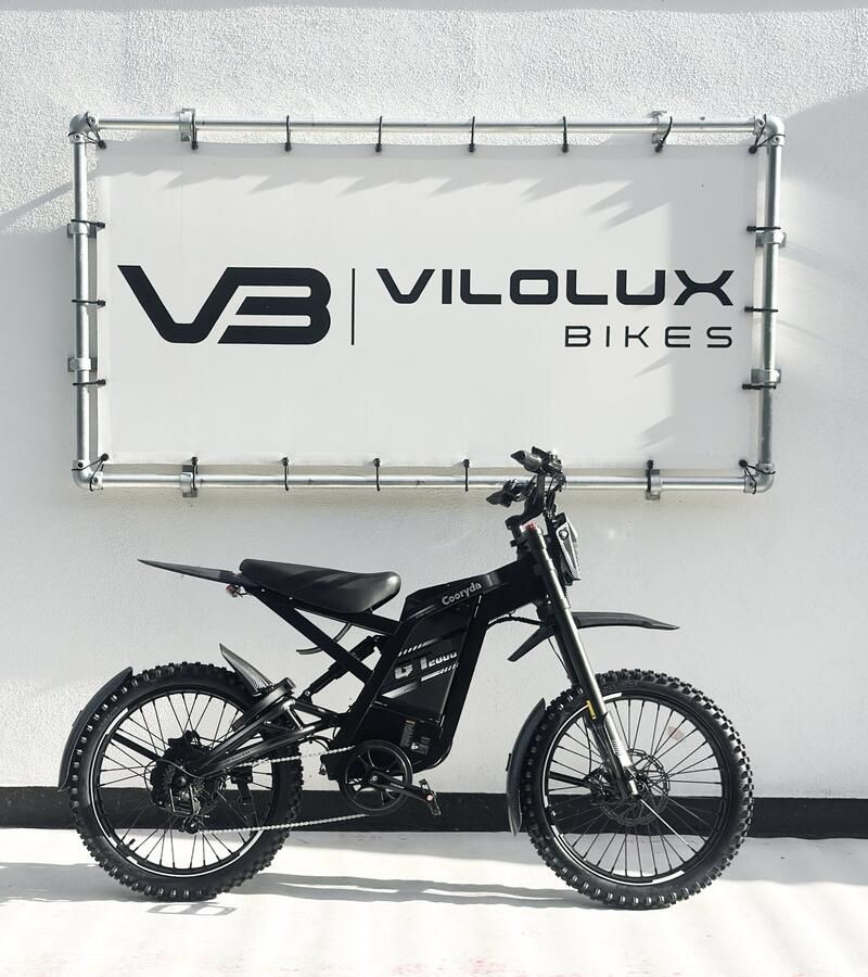 Vilolux Elektrische Fatbike GT2000 Zwart Legaal Rijklaar geleverd 2 Jaar garantie Hydraulische rem 24 inch banden NFC vergrendeling