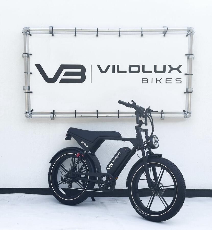 Vilolux Fatbike C80 Pro 24 inch Legaal Rijklaar geleverd NFC vergrendeling Niet opvoerbare fatbikes 2 Jaar garantie Hydraulische rem Alarm Zwart