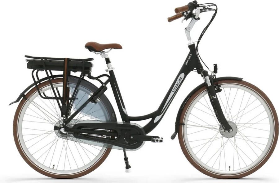 Vogue Elektrische fiets Basic N3 Dames 47 cm Mat zwart 468 Wh Mat zwart