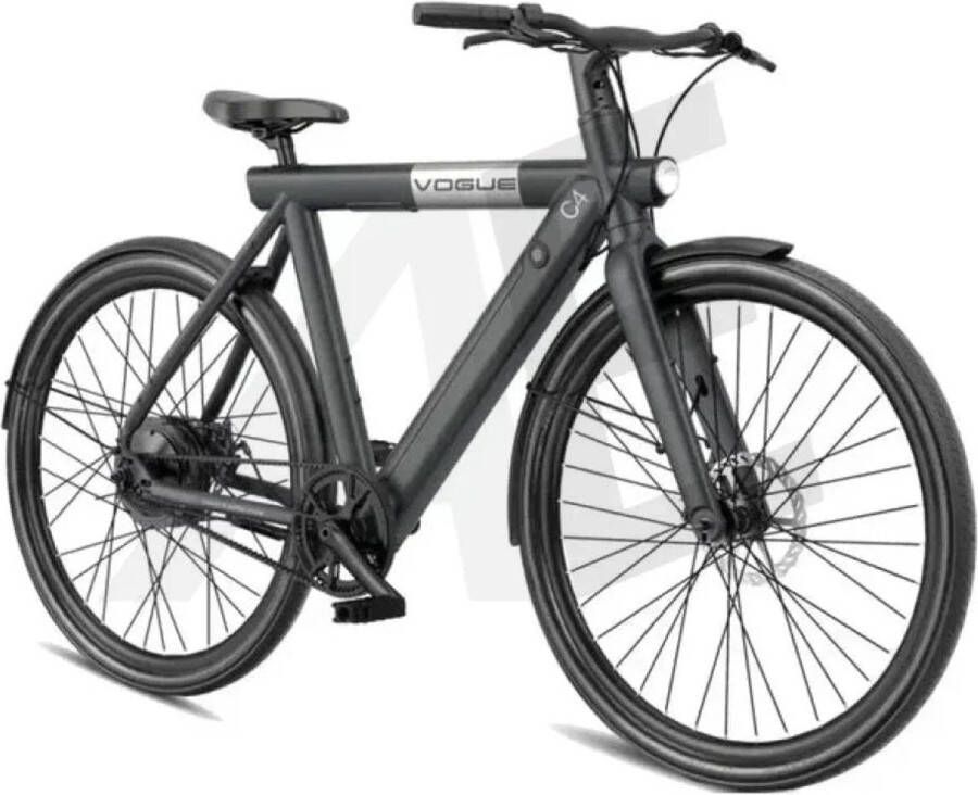 Vogue C4 Elektrische fiets 7SP Belt 36V 12 8Ah E-bike Stealth Black