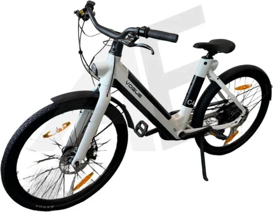 Vogue C4 Lady Elektrische fiets 7DR Shimano 9 6Ah 36V 345 6Wh E-bike Glacier White