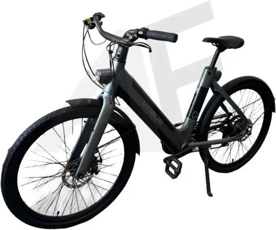 Vogue C4 Lady Elektrische fiets 7DR Shimano 9 6Ah 36V 345 6Wh E-bike Gravity Grey