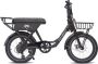 Troy elektrische fiets Diablo 7 speed mat zwart Mat zwart - Thumbnail 1