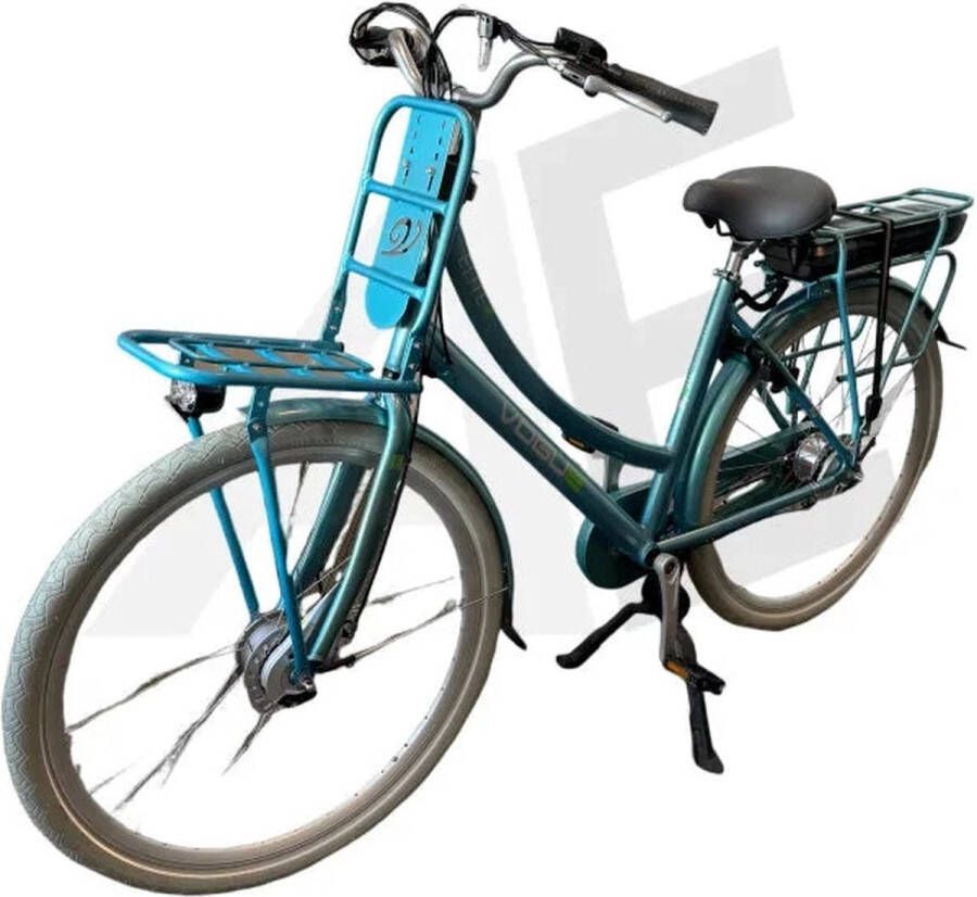 Vogue Elite 3 Elektrische Fiets 3 Versnellingen 50cm 13Ah Rollerbrake E-bike Mint Blue