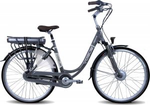 Vogue Elektrische fiets Premium Dames 53 cm Mat grijs 468 Wh Mat grijs