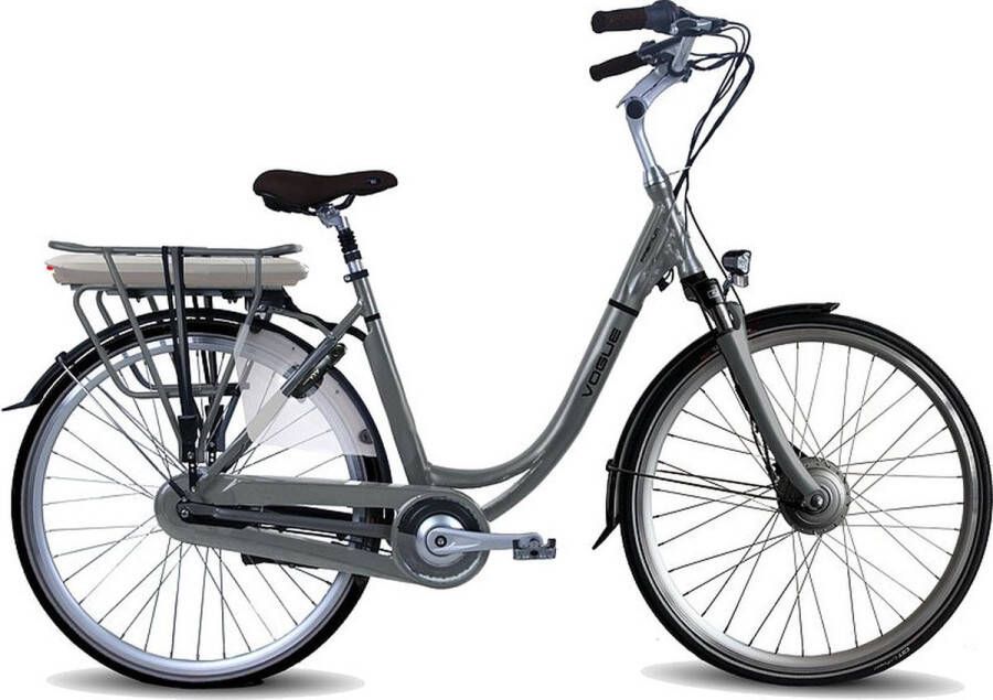 Vogue Elektrische fiets Premium Dames 48 cm Mat grijs 468 Wh Mat grijs