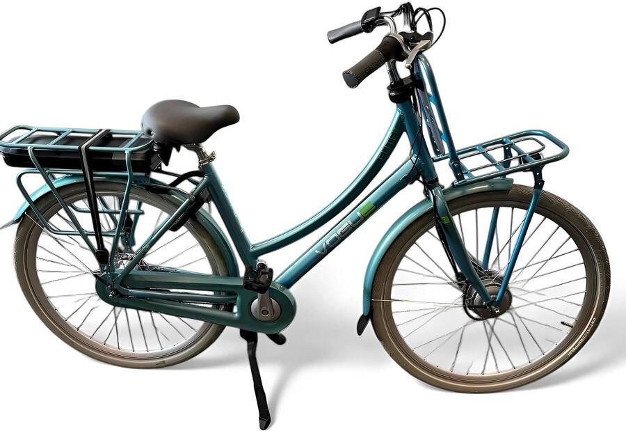 Vogue Elite 3 Elektrische Fiets 3 Versnellingen 50cm 13Ah Rollerbrake E-bike Mint Blue