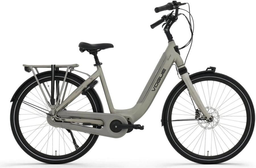 Vogue Mestengo 46cm Elektrische Fiets Hydraulische Rem met Middenmotor Mat Grijs