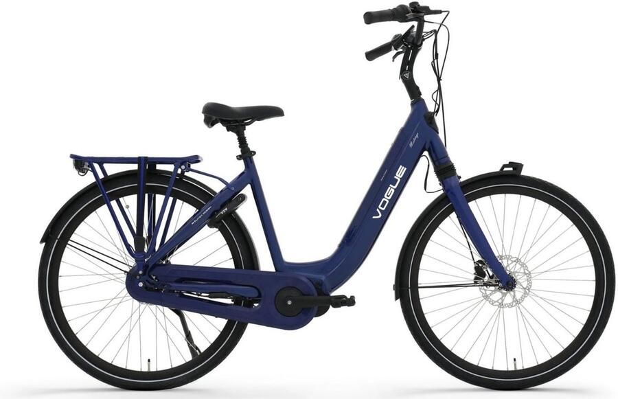 Vogue Mestengo 50cm E-bike Hydraulische Rem met Middenmotor Donker Blauw