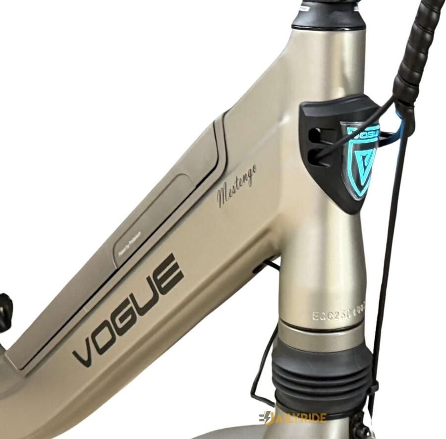 Vogue Mestengo 50cm Elektrische Fiets Hydraulische Rem met Middenmotor Mat Grijs
