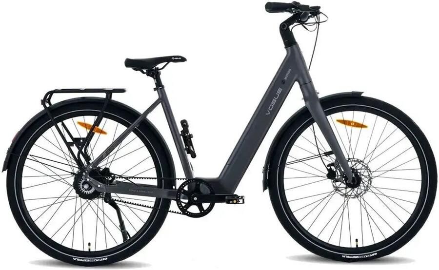 Vogue Motion Elektrische Fiets 28 inch 250W motor Actieradius tot 90 km Automatische 2 versnellingen 360Wh accu Lage instap Matt Black