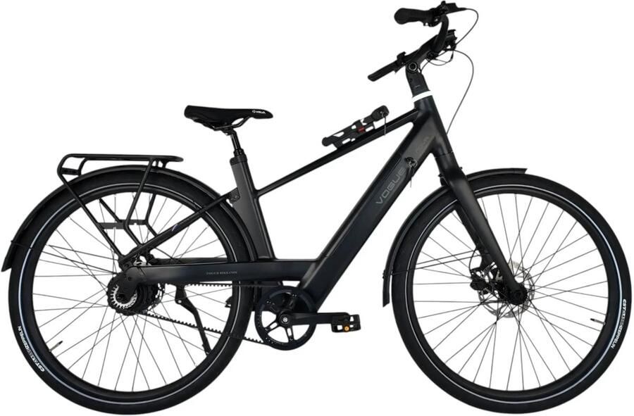 Vogue Nova Man Elektrische Fiets Mat Zwart 50cm