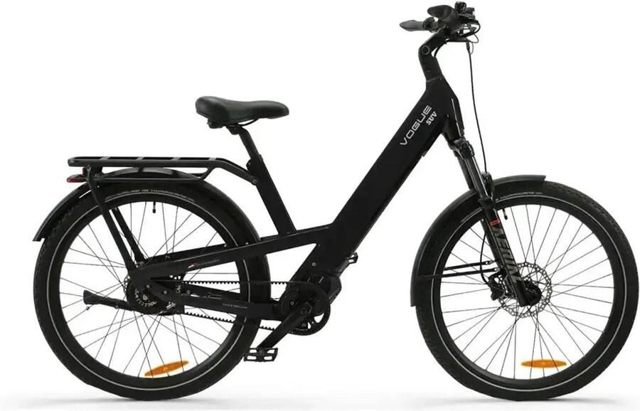 Vogue SUV Elektrische Fiets 28 inch 250W motor Actieradius tot 90 km 8 versnellingen Hydraulische schijfrem 720Wh accu Matt Black