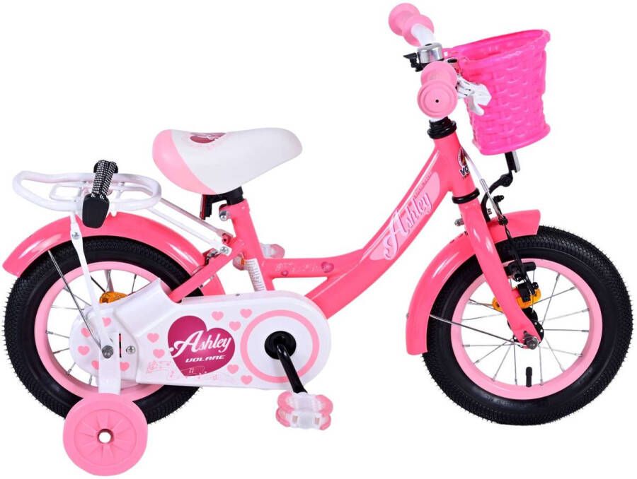 Volare Ashley 12 Inch 21 5 cm Meisjes Terugtraprem Donkerroze