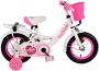Volare Ashley Kinderfiets Meisjes 12 inch Wit Twee handremmen - Thumbnail 1