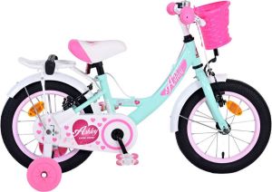 Volare Ashley Kinderfiets Meisjes 14 inch Groen Twee Handremmen