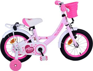 Volare Ashley 14 Inch 22 5 cm Meisjes Terugtraprem Lichtroze Wit