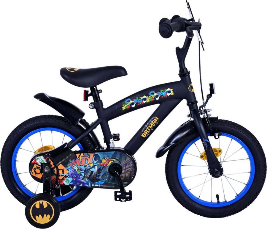 Volare Batman Kinderfiets Jongens 14 inch Zwart