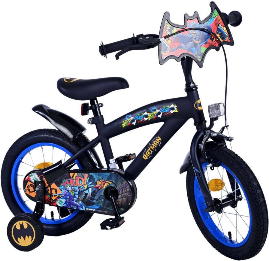 volare Batman Kinderfiets Jongens 14 inch Zwart