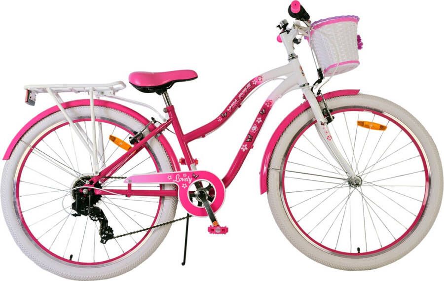 Volare Bicycles Volare Lovely Kinderfiets Meisjes 26 inch Roze 7 speed