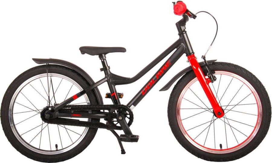 Volare Blaster Kinderfiets Jongens 18 inch Zwart Rood Prime Collection
