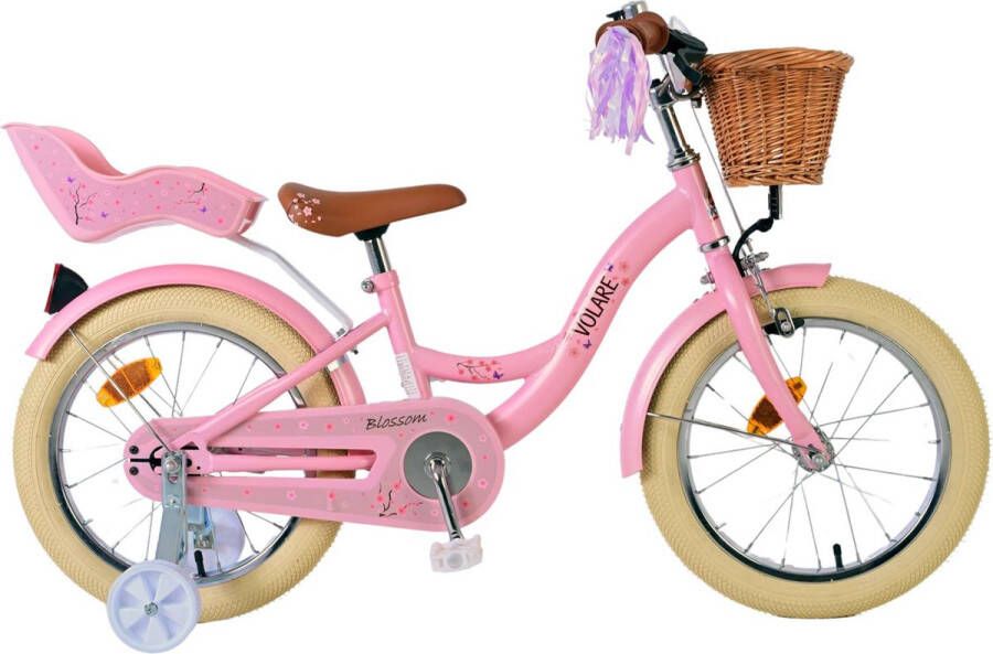 volare Blossom Kinderfiets Meisjes 16 inch Roze