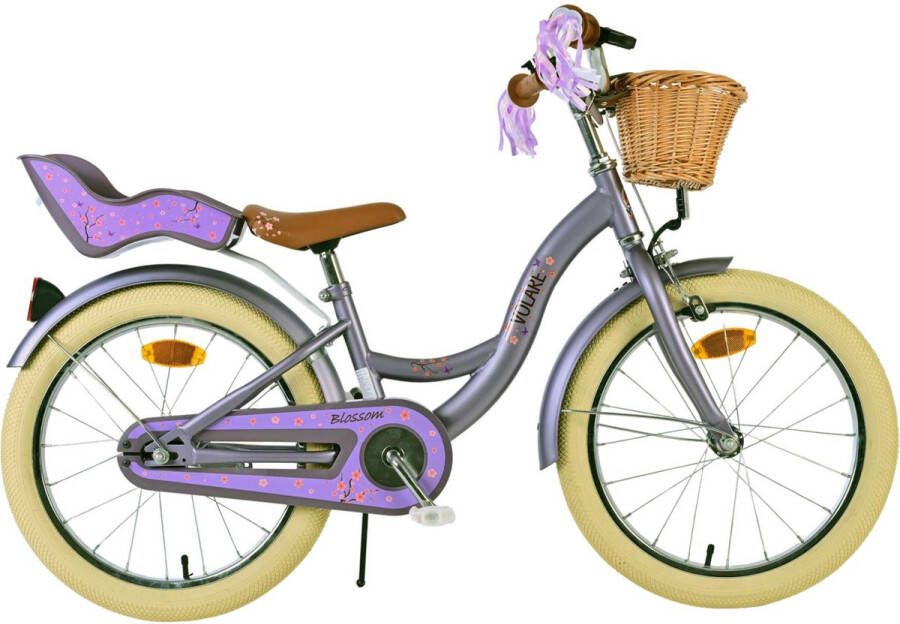 Volare Blossom Kinderfiets Meisjes 18 inch Paars