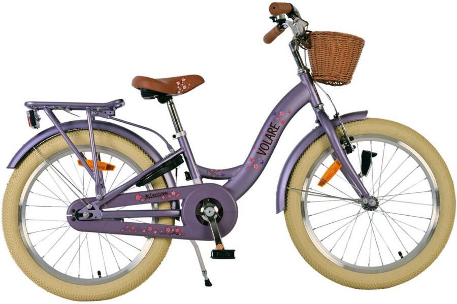 Volare Blossom Kinderfiets Meisjes 20 inch Paars